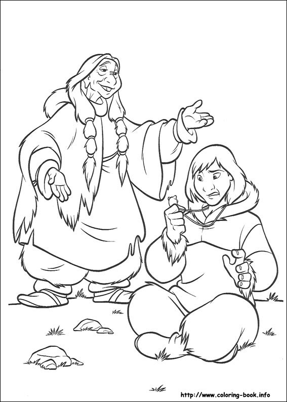 Brother Bear coloring picture